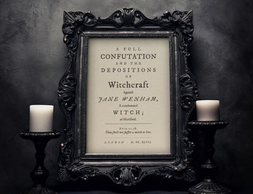Depositions of Witchcraft Poster