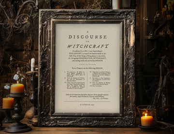 A Discourse on Witchcraft Poster
