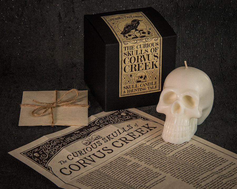 Skull candle collectors box set and story
